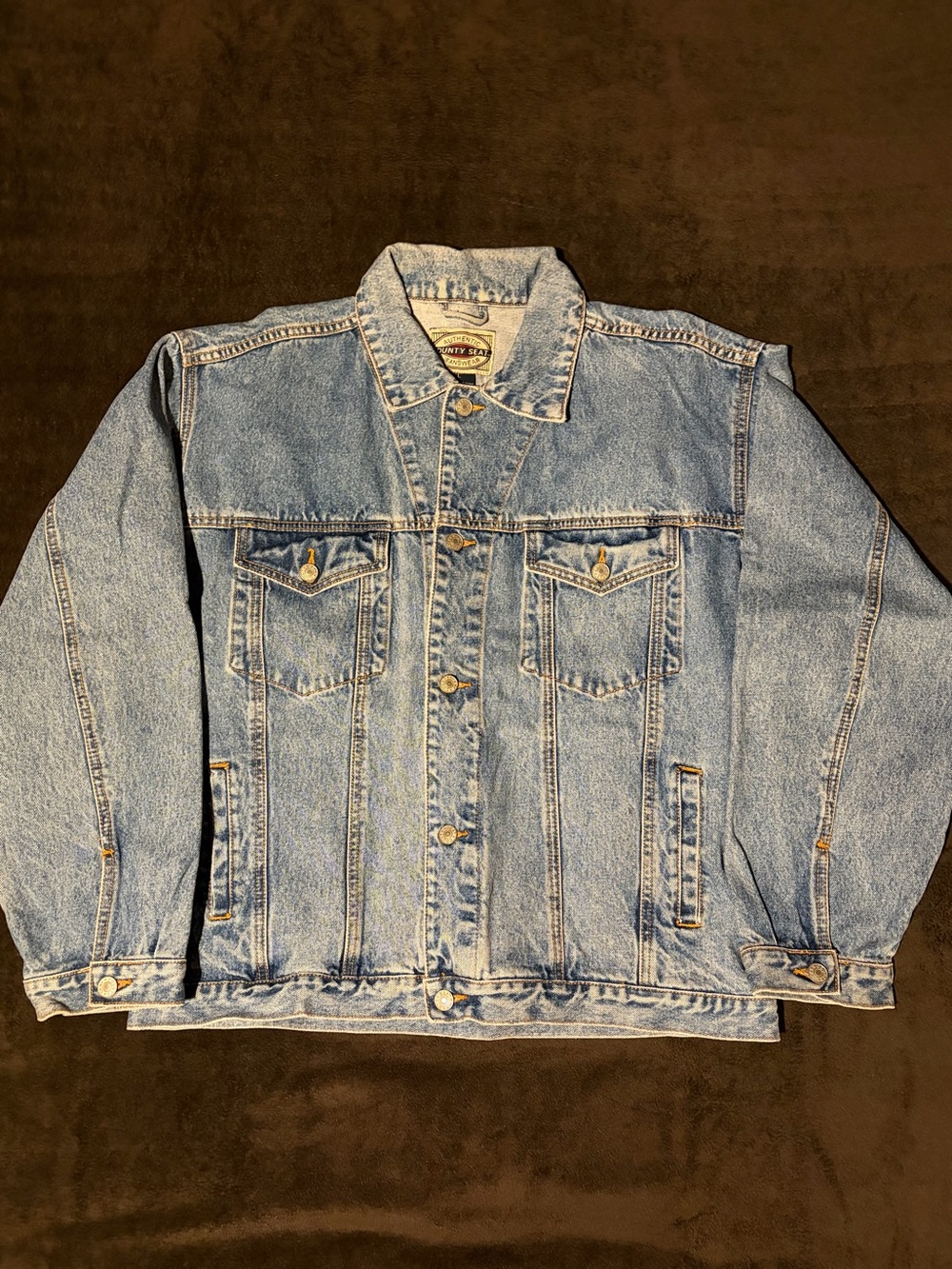 County Seat Authentic Jeanswear Denim Trucker Jacket
